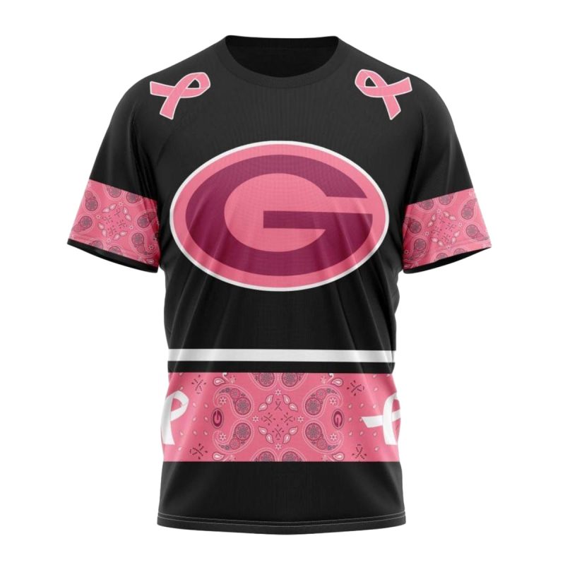 Personalized Green Bay Packers Breast Cancer Aop T Shirt 1