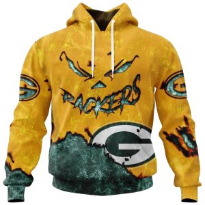 Personalized Green Bay Packers Devil Eyes AOP Hoodie