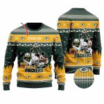 Personalized Green Bay Packers Disney Donald Duck Mickey Mouse Goofy Ugly Sweater