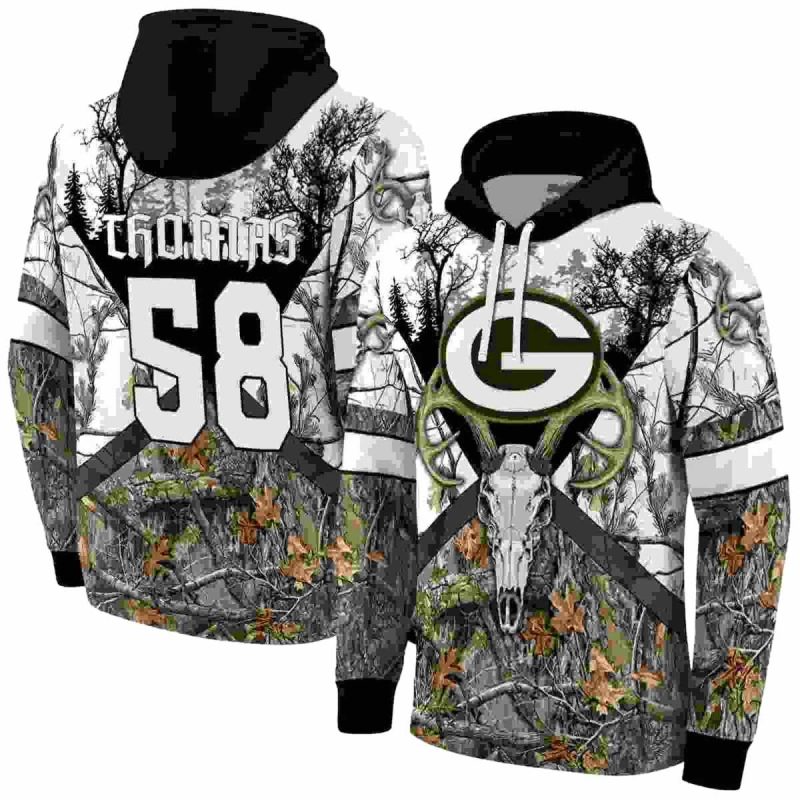 Personalized Green Bay Packers Forest Silhouette Aop Hoodie 1