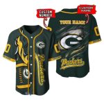 Personalized Green Bay Packers Inside Me 2025 Baseball Jersey