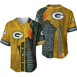 Personalized Green Bay Packers Jesus Baseball Jersey