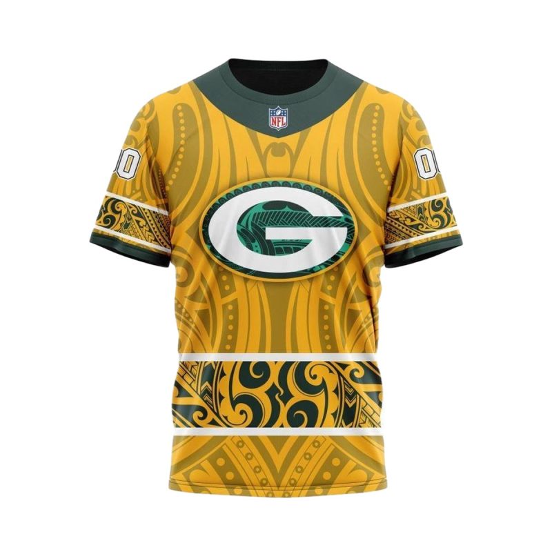 Personalized Green Bay Packers Specialized Native With Samoa Culture Aop T Shirt 1