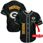 Personalized Green Bay Packers The Light Green Baseball Jersey