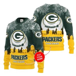 Personalized Green Bay Packers Ugly Sweater