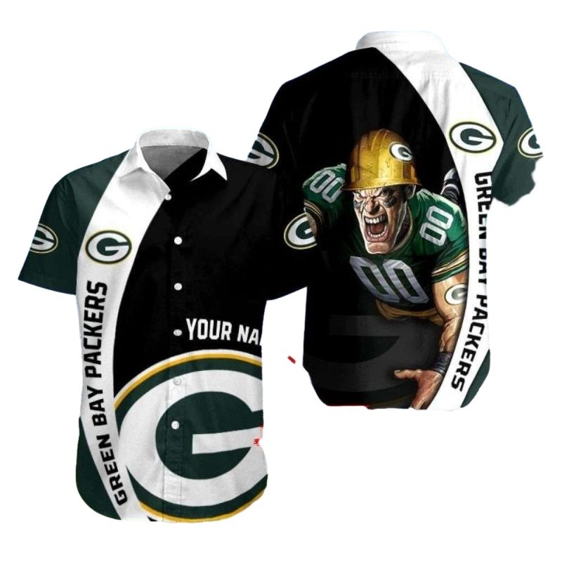 Personalized Gridiron Glory Green Bay Packers Hawaiian Shirt 1