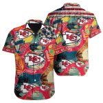 Personalized Kansas City Chiefs Retro Vibes Hawaiian Shirt