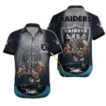 Personalized Las Vegas Raiders Aggressive Mascot Hawaiian Shirt