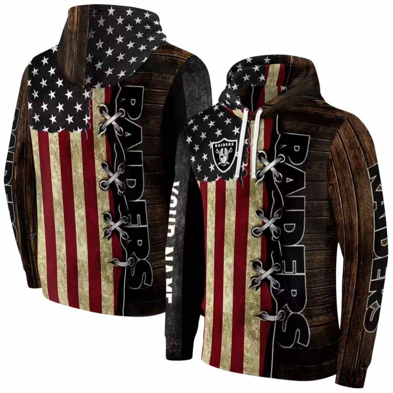 Personalized Las Vegas Raiders American Pride Aop Hoodie 1