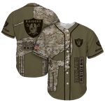 Personalized Las Vegas Raiders Camo Punisher Skull Baseball Jersey