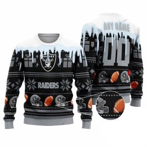Personalized Las Vegas Raiders Characters Gift For Fan Ugly Sweater
