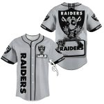 Personalized Las Vegas Raiders Deadpool Baseball Jersey