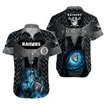 Personalized Las Vegas Raiders Dragon Eye Fantasy Hawaiian Shirt