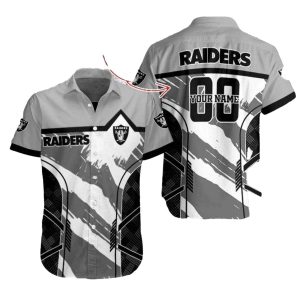 Personalized Las Vegas Raiders Dynamic Play Tropical Hawaiian Shirt