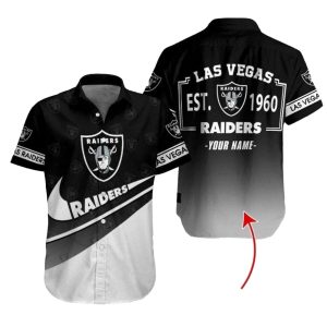 Personalized Las Vegas Raiders Est 1960 Hawaiian Shirt