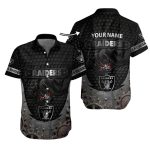 Personalized Las Vegas Raiders Fiery Eyes Dragon Hawaiian Shirt
