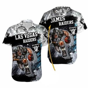 Personalized Las Vegas Raiders Football Beast Hawaiian Shirt