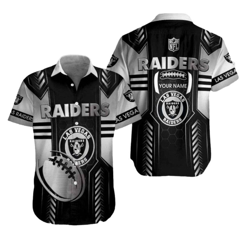 Personalized Las Vegas Raiders Football Fervor Hawaiian Shirt 1