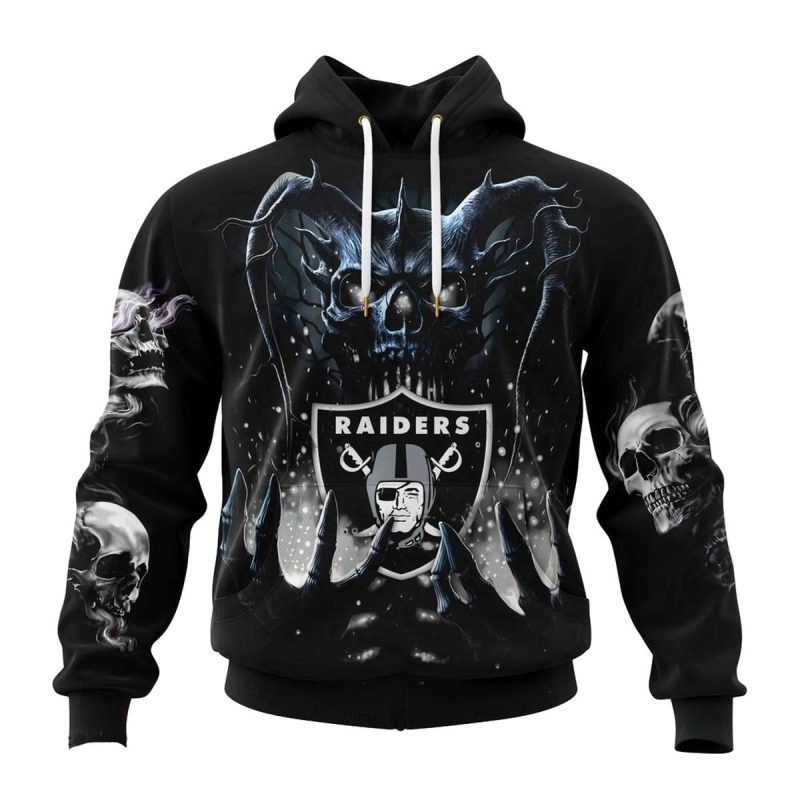 Personalized Las Vegas Raiders Halloween 2025 Aop Hoodie 1