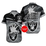 Personalized Las Vegas Raiders Halloween With Lightning Hawaiian Shirt