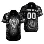 Personalized Las Vegas Raiders Heart Of Raiders Love Knot Dragon Hawaiian Shirt