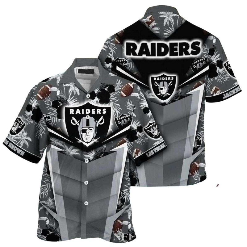 Personalized Las Vegas Raiders In My Heart Hawaiian Shirt 1