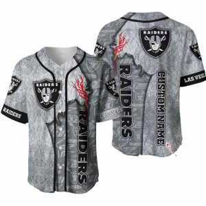 Personalized Las Vegas Raiders Jesus Baseball Jersey