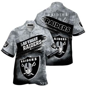 Personalized Las Vegas Raiders Logo Vintage Hawaiian Shirt