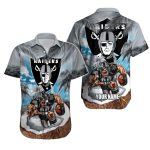Personalized Las Vegas Raiders Mascot And Coconut Funny Summer Hawaiian Shirt