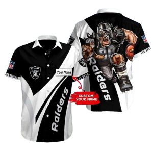 Personalized Las Vegas Raiders Mascot Beast Mode Hawaiian Shirt