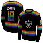 Personalized-Las-Vegas-Raiders-Rainbow-Stripes-Black-AOP-Sweatshirt-1
