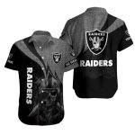 Personalized Las Vegas Raiders Warrior Spirit Black Hawaiian Shirt