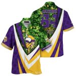 Personalized Lucky Charm Minnesota Vikings Clover Field Hawaiian Shirt