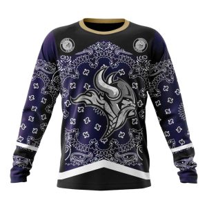 Personalized Minnesota Vikings Big Logo Classic Style AOP Sweatshirt