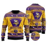 Personalized Minnesota Vikings Big Logo Est 1960 Ugly Sweater