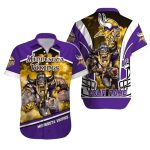 Personalized Minnesota Vikings Fierce Warrior And Gold Hawaiian Shirt