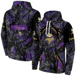 Personalized-Minnesota-Vikings-Hunting-Theme-Purple-Black-AOP-Hoodie-1