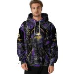 Personalized-Minnesota-Vikings-Hunting-Theme-Purple-Black-AOP-Hoodie-4
