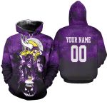 Personalized Minnesota Vikings Jason Freddy Myers Halloween AOP Hoodie