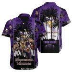 Personalized Minnesota Vikings Logo And Fierce Warrior Hawaiian Shirt