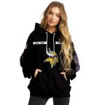 Personalized-Minnesota-Vikings-Logo-And-Punisher-Skull-Black-AOP-Hoodie-3
