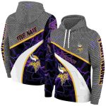 Personalized-Minnesota-Vikings-Logo-Hexagonal-Mesh-Purple-Black-Gray-AOP-Hoodie-1