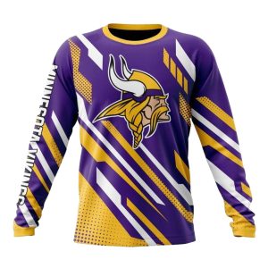 Personalized Minnesota Vikings MotoCross Concept AOP Sweatshirt