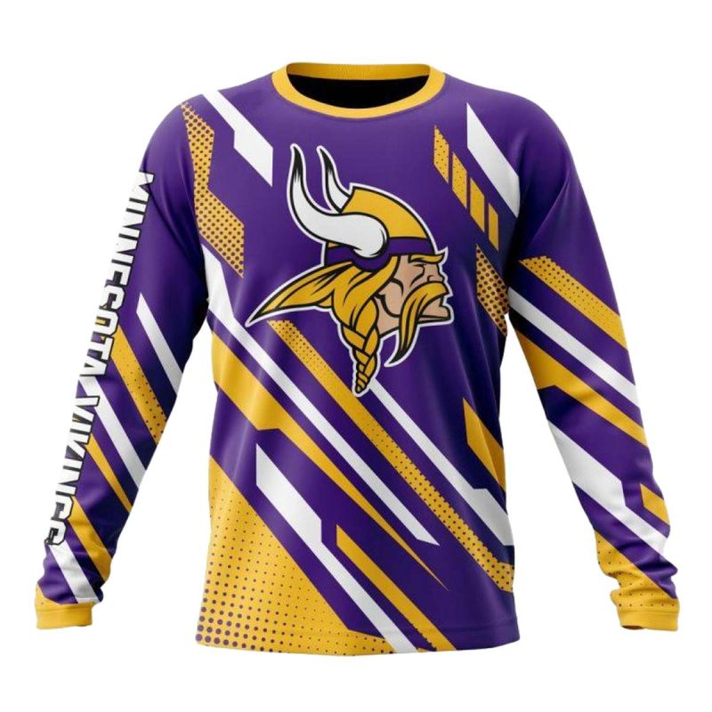 Personalized Minnesota Vikings Motocross Concept Aop Sweatshirt 1