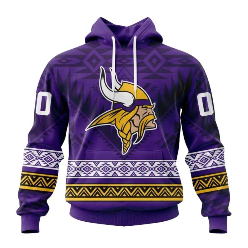 Personalized Minnesota Vikings Native Concepts Aop Hoodie 1