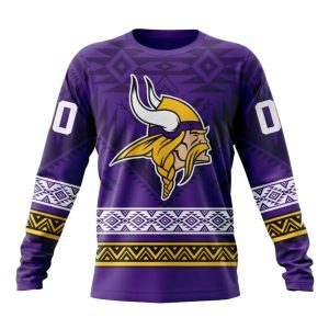 Personalized Minnesota Vikings Native Concepts AOP Sweatshirt
