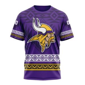 Personalized Minnesota Vikings Native Concepts AOP T Shirt
