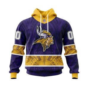 Personalized Minnesota Vikings Native With Samoa Culture AOP Hoodie