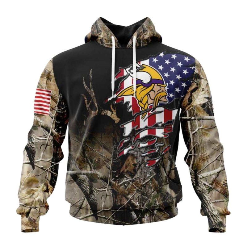Personalized Minnesota Vikings Special Camo Realtree Aop Hoodie 1