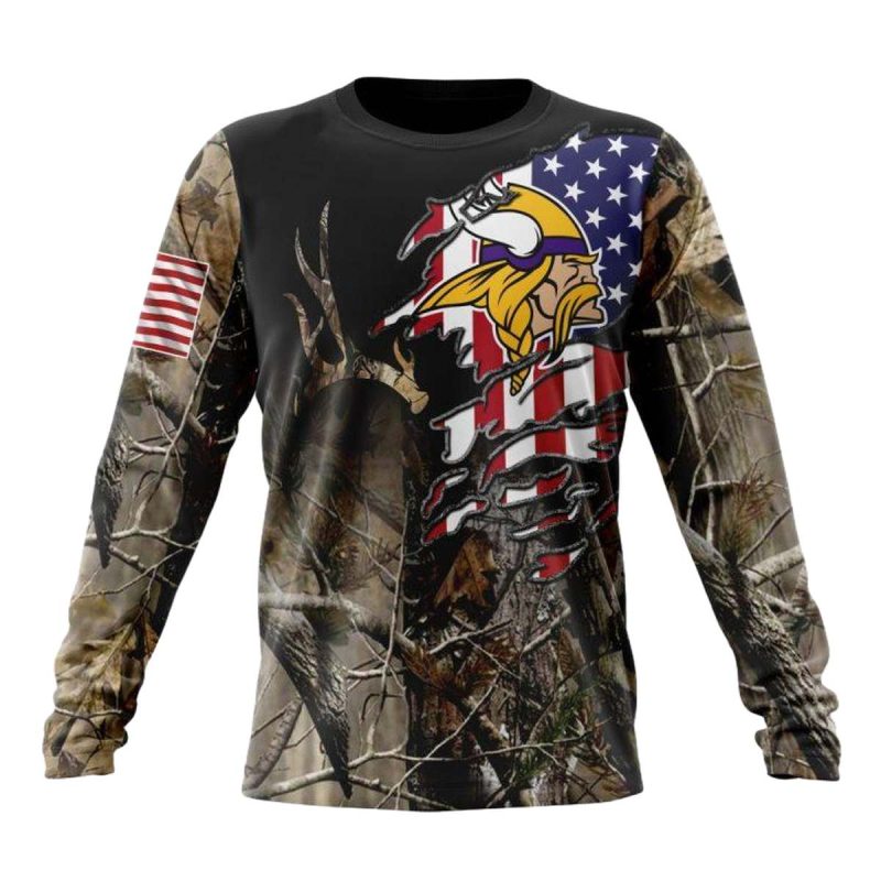 Personalized Minnesota Vikings Special Camo Realtree Aop Sweatshirt 1
